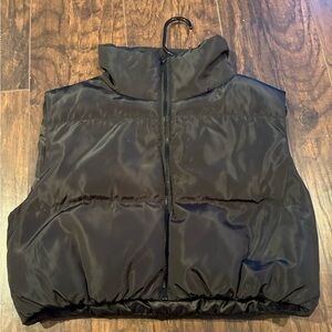 Black Puffer Vest